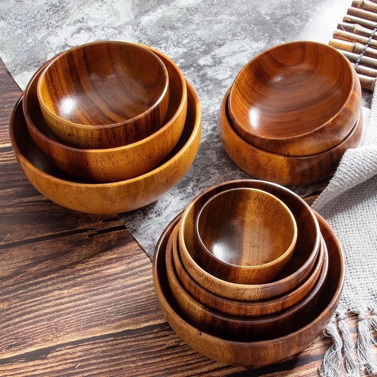 Teak Bowls - Seabreeze Home Decor